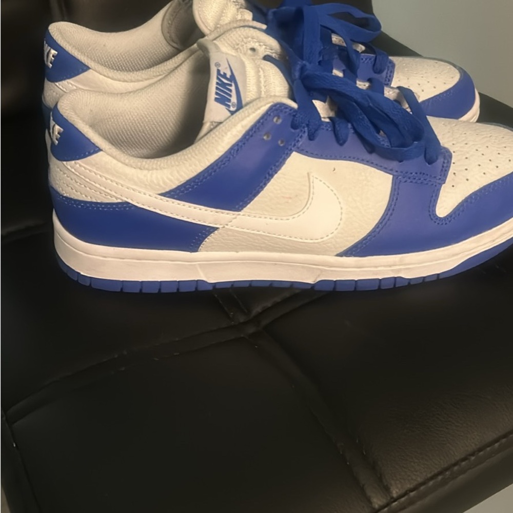 Nike Royal Blue and White Athletic Shoes